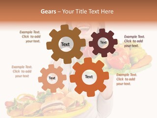 Take Out Food Lifestyle Junk PowerPoint Template