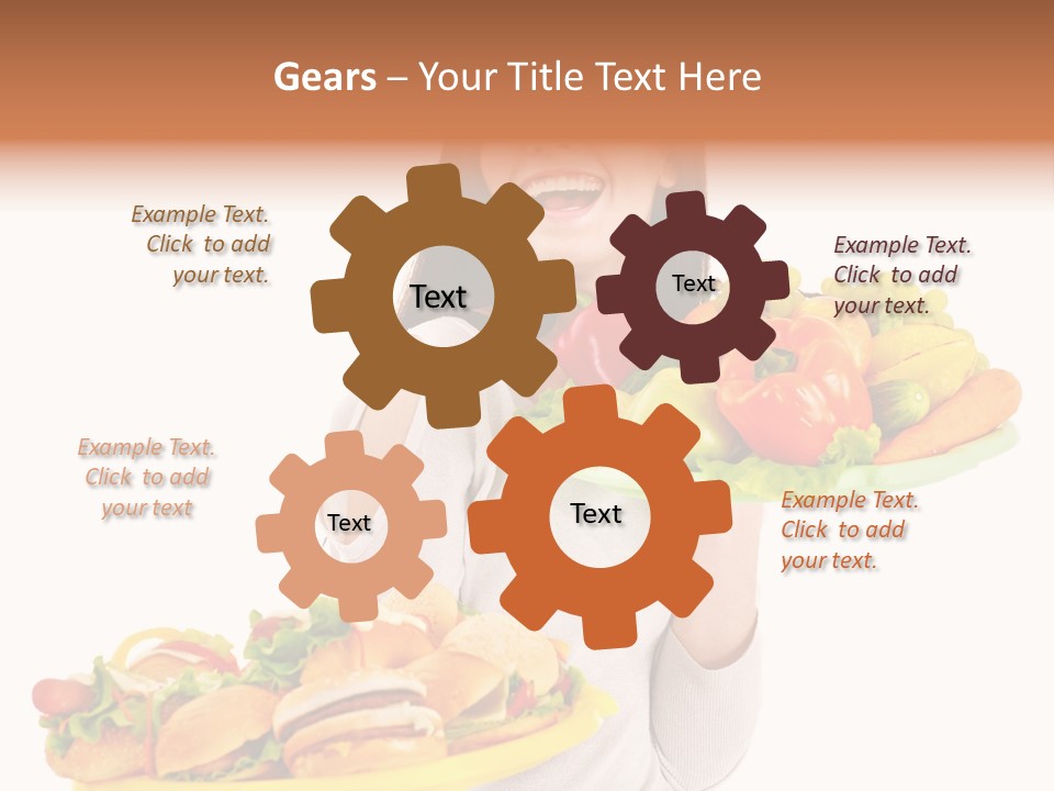 Take Out Food Lifestyle Junk PowerPoint Template