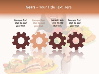 Take Out Food Lifestyle Junk PowerPoint Template