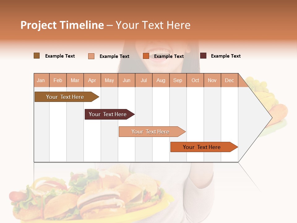 Take Out Food Lifestyle Junk PowerPoint Template