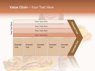 Take Out Food Lifestyle Junk PowerPoint Template