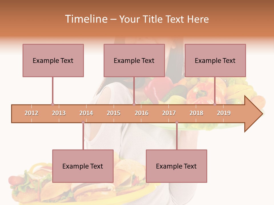 Take Out Food Lifestyle Junk PowerPoint Template