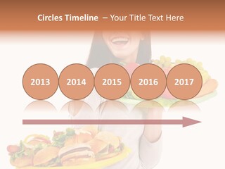 Take Out Food Lifestyle Junk PowerPoint Template