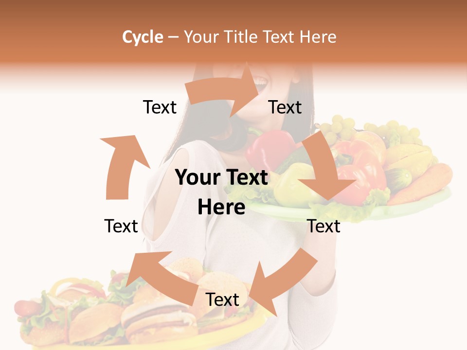 Take Out Food Lifestyle Junk PowerPoint Template