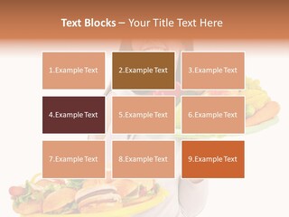 Take Out Food Lifestyle Junk PowerPoint Template