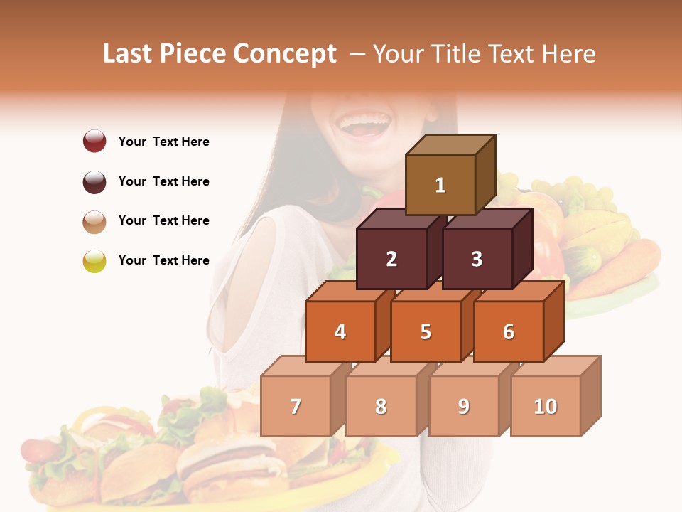Take Out Food Lifestyle Junk PowerPoint Template