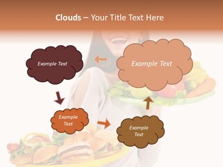 Take Out Food Lifestyle Junk PowerPoint Template