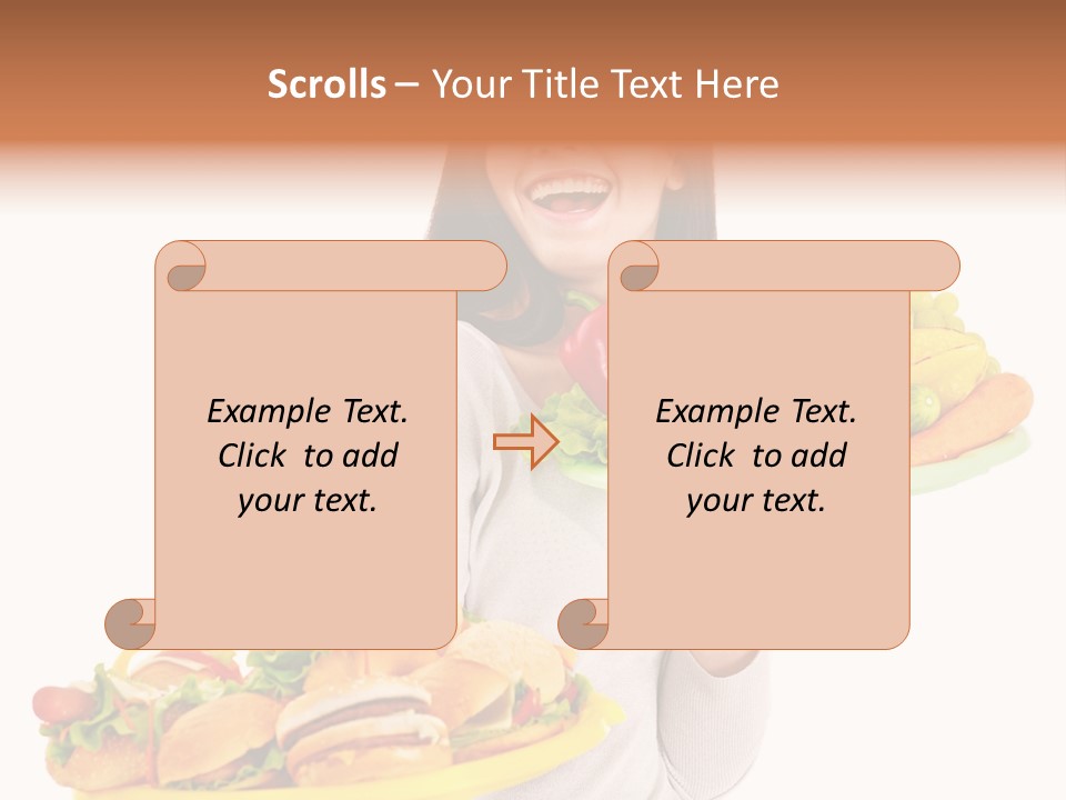 Take Out Food Lifestyle Junk PowerPoint Template