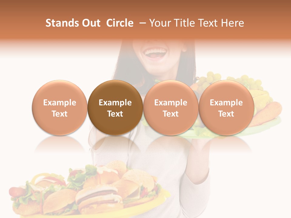 Take Out Food Lifestyle Junk PowerPoint Template
