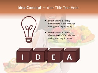Take Out Food Lifestyle Junk PowerPoint Template