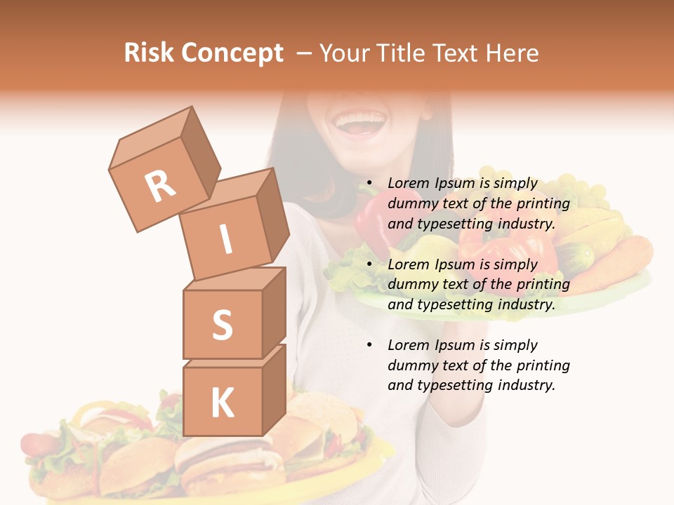 Take Out Food Lifestyle Junk PowerPoint Template