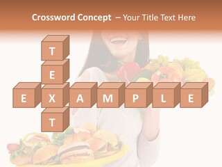 Take Out Food Lifestyle Junk PowerPoint Template