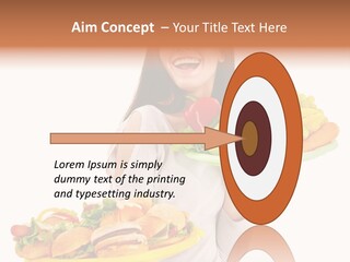 Take Out Food Lifestyle Junk PowerPoint Template