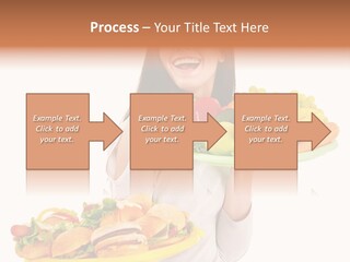 Take Out Food Lifestyle Junk PowerPoint Template