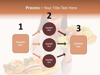 Take Out Food Lifestyle Junk PowerPoint Template