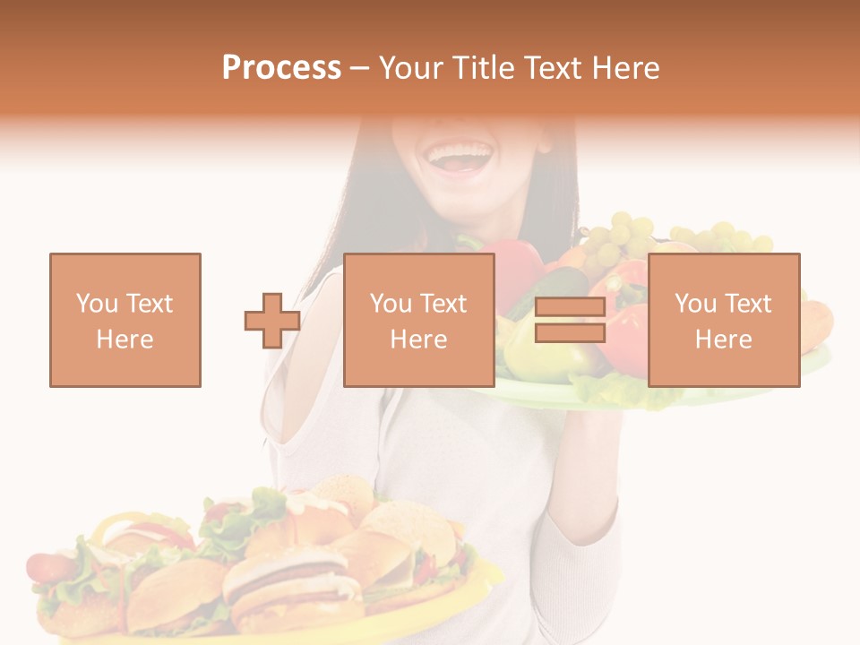Take Out Food Lifestyle Junk PowerPoint Template