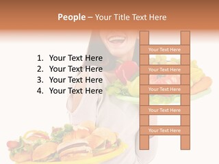 Take Out Food Lifestyle Junk PowerPoint Template