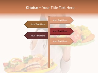 Take Out Food Lifestyle Junk PowerPoint Template