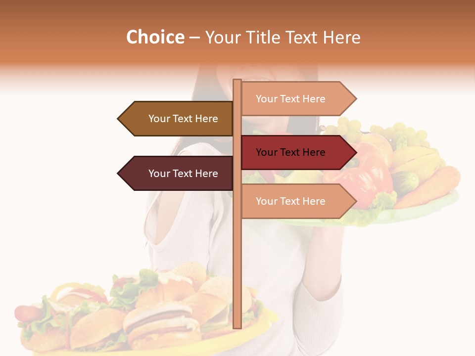 Take Out Food Lifestyle Junk PowerPoint Template