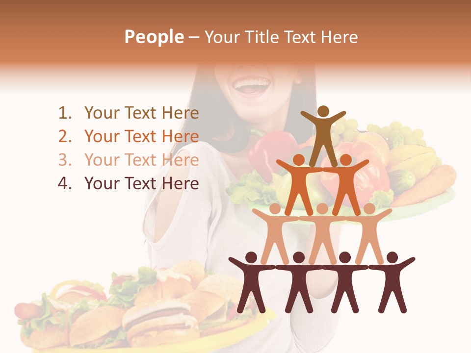 Take Out Food Lifestyle Junk PowerPoint Template