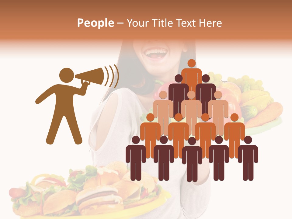 Take Out Food Lifestyle Junk PowerPoint Template