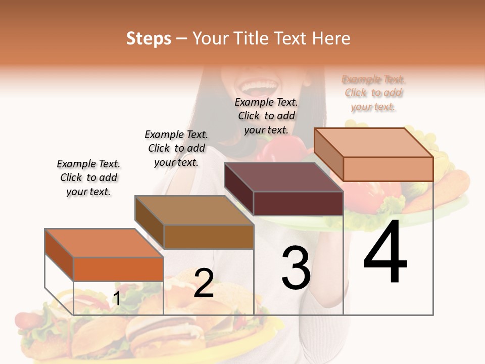 Take Out Food Lifestyle Junk PowerPoint Template