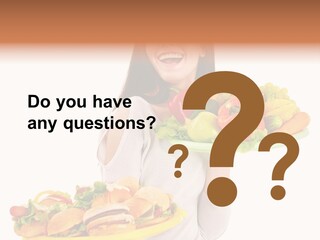 Take Out Food Lifestyle Junk PowerPoint Template