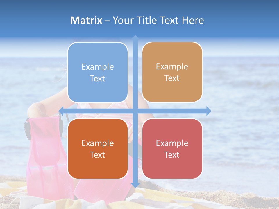 Snorkel Set Leisure Mask PowerPoint Template