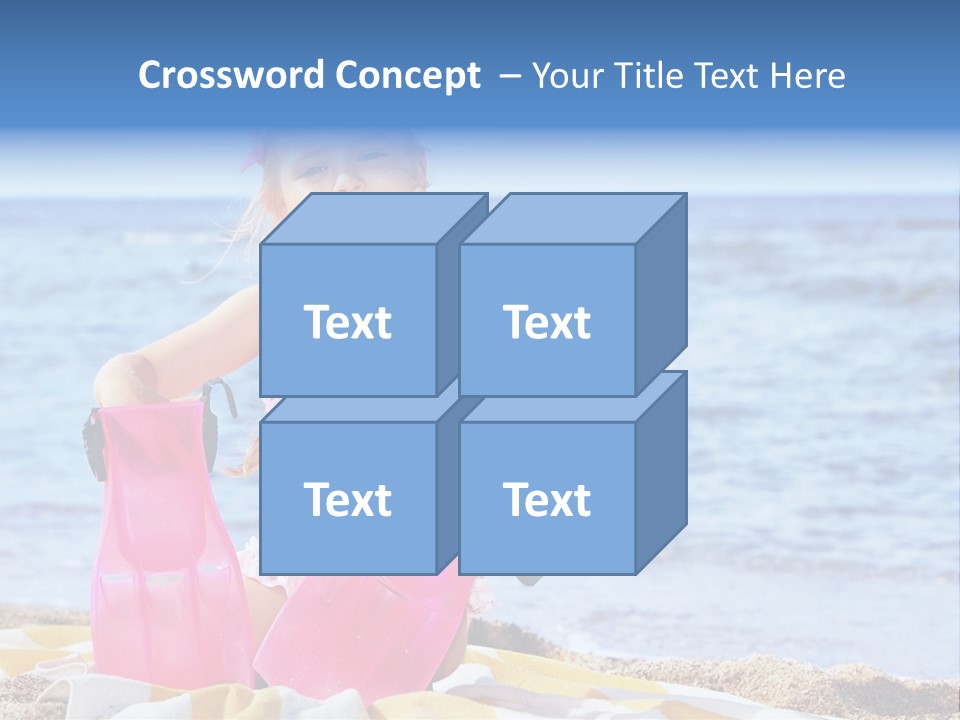 Snorkel Set Leisure Mask PowerPoint Template