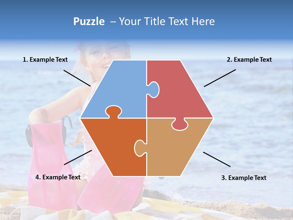 Snorkel Set Leisure Mask PowerPoint Template