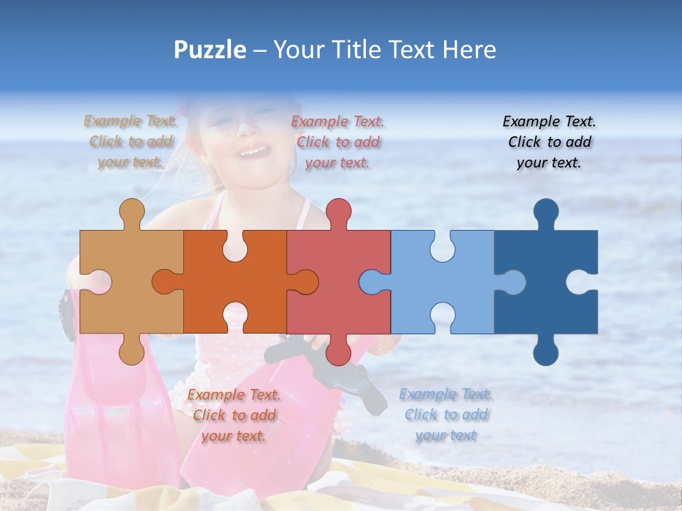 Snorkel Set Leisure Mask PowerPoint Template