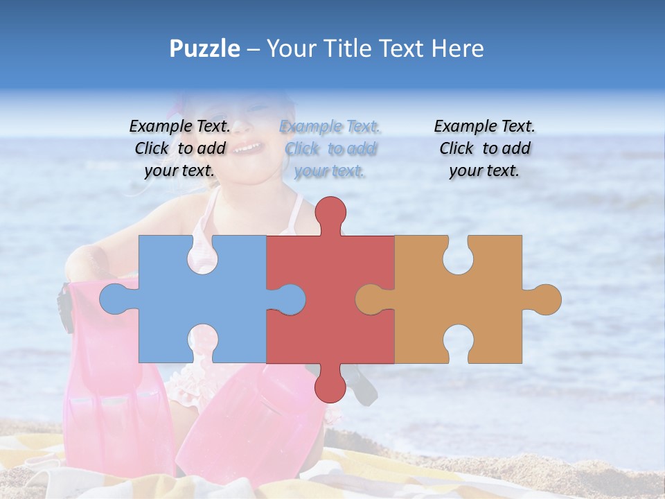 Snorkel Set Leisure Mask PowerPoint Template