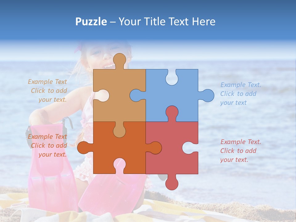 Snorkel Set Leisure Mask PowerPoint Template