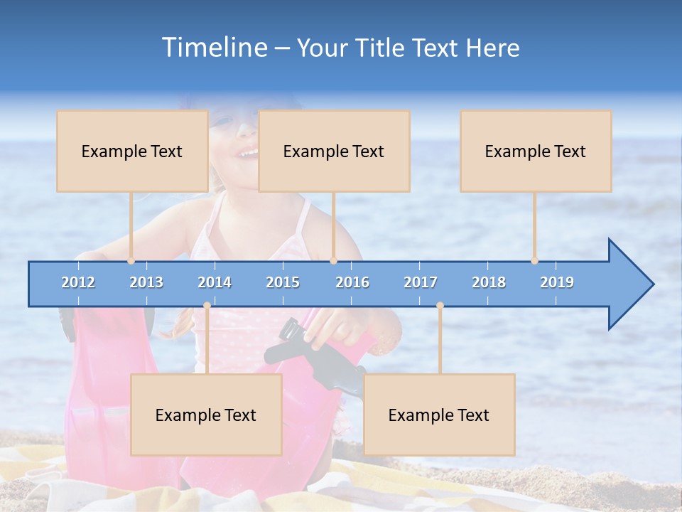 Snorkel Set Leisure Mask PowerPoint Template
