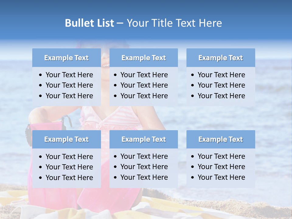 Snorkel Set Leisure Mask PowerPoint Template