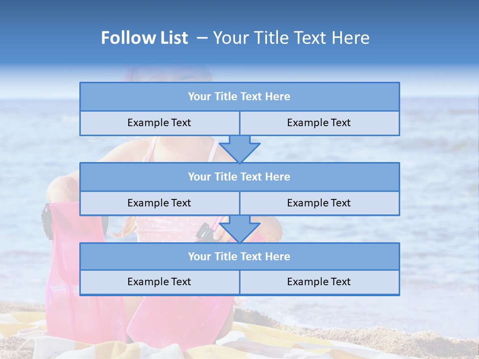 Snorkel Set Leisure Mask PowerPoint Template