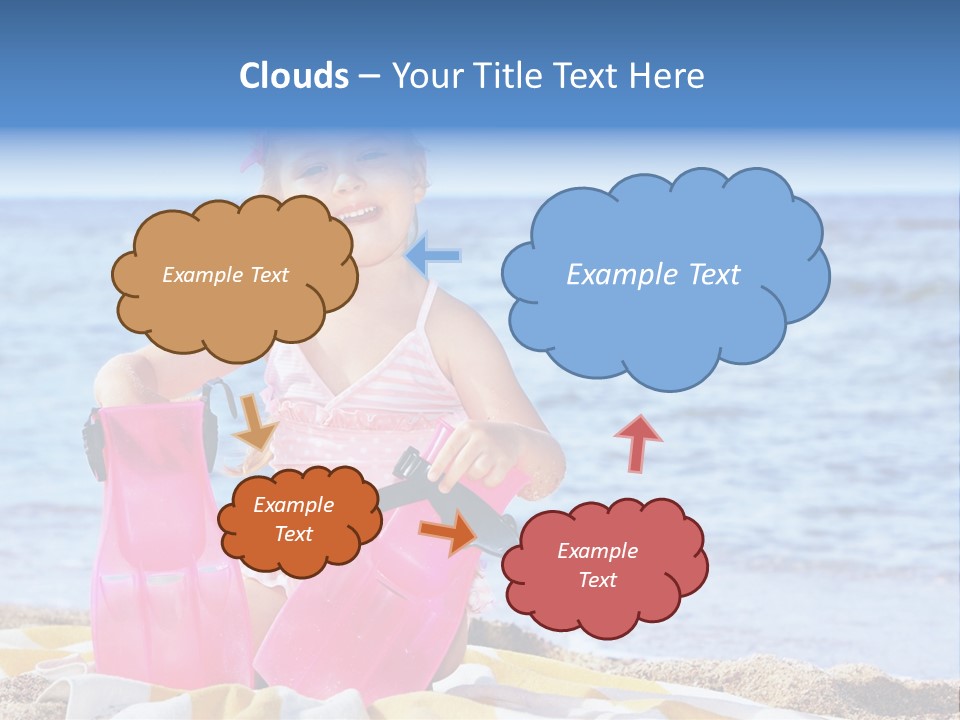 Snorkel Set Leisure Mask PowerPoint Template