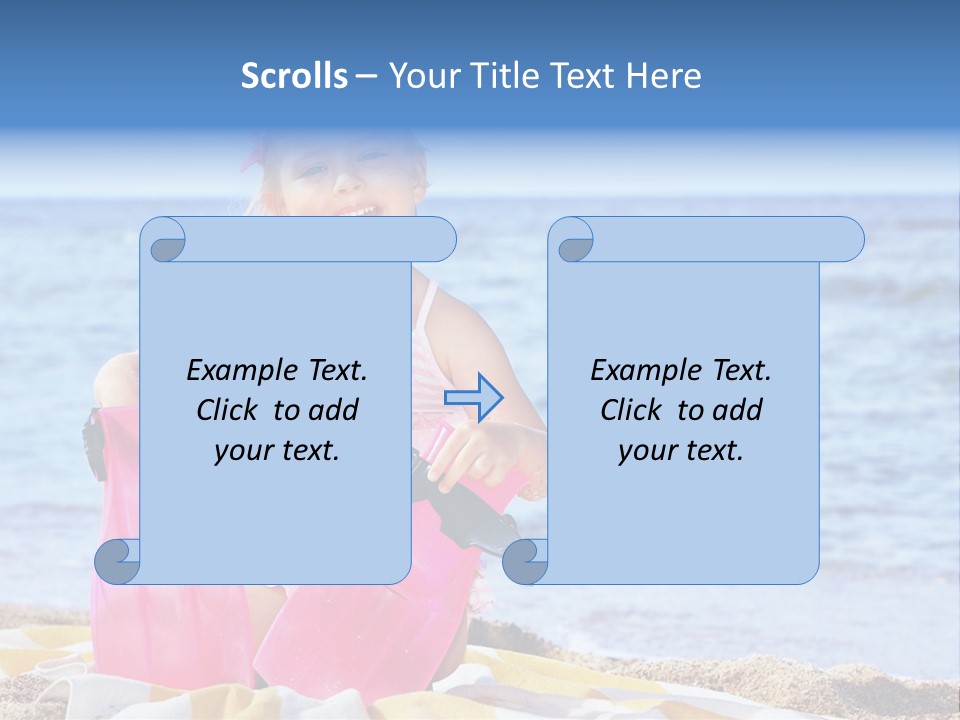 Snorkel Set Leisure Mask PowerPoint Template