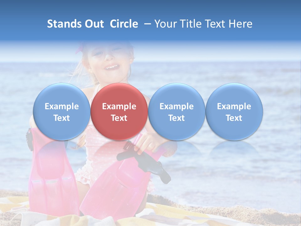 Snorkel Set Leisure Mask PowerPoint Template