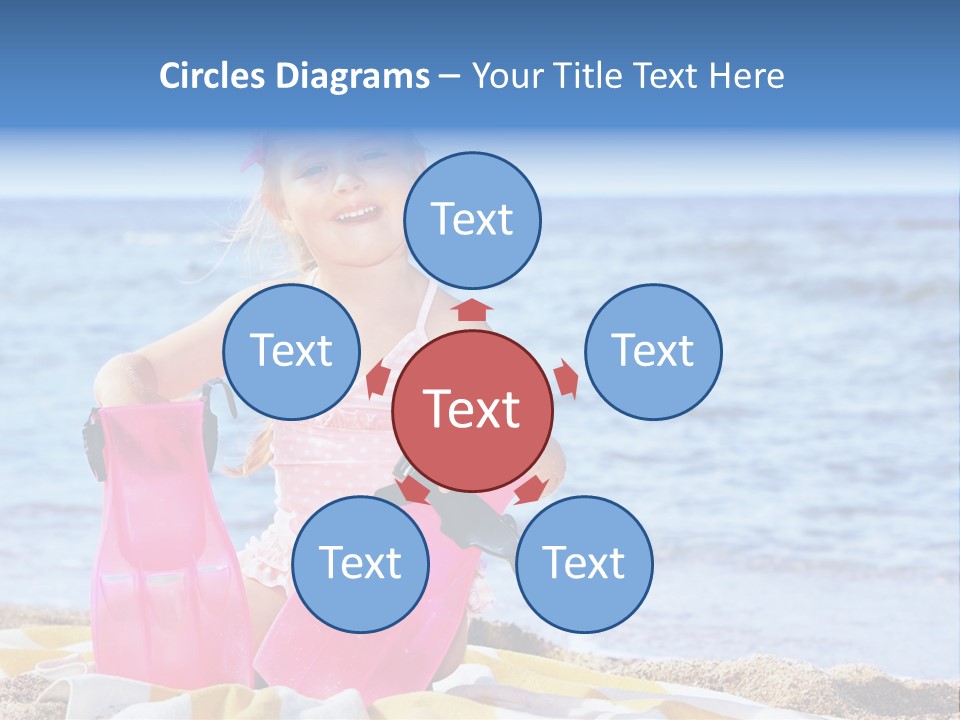 Snorkel Set Leisure Mask PowerPoint Template