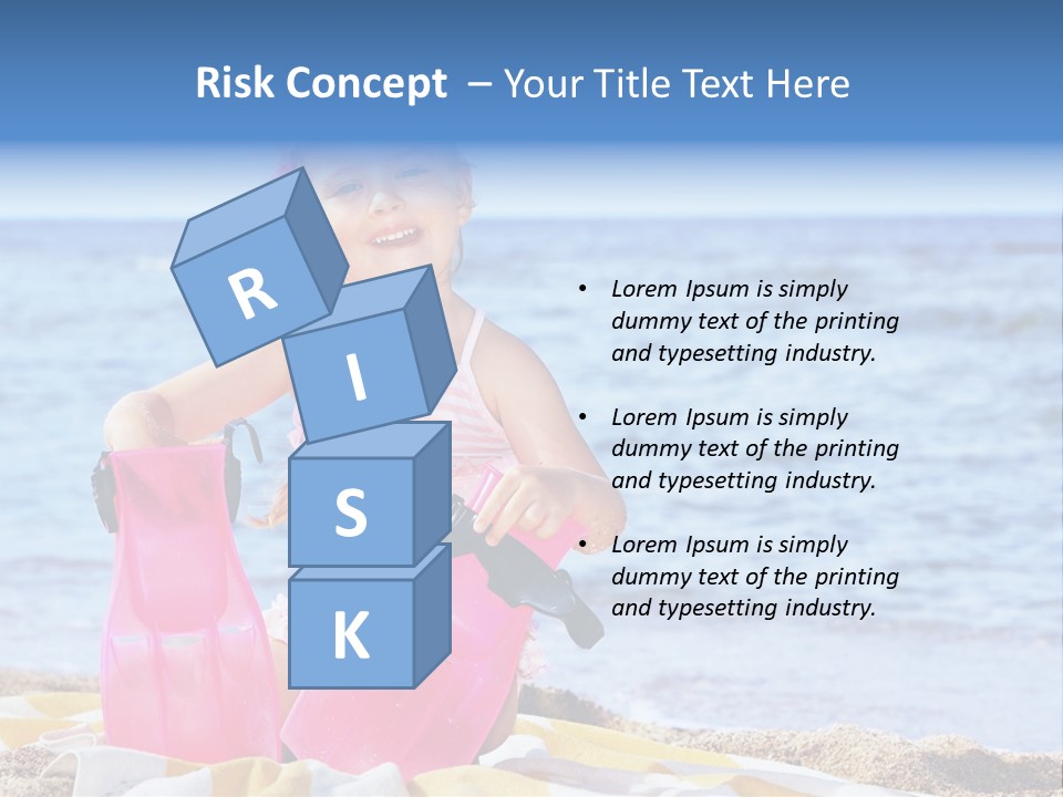 Snorkel Set Leisure Mask PowerPoint Template