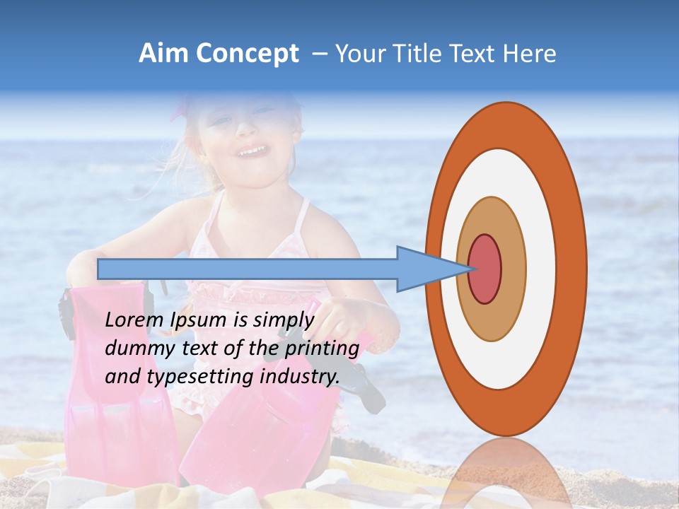 Snorkel Set Leisure Mask PowerPoint Template