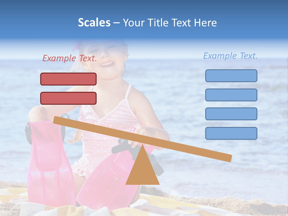 Snorkel Set Leisure Mask PowerPoint Template