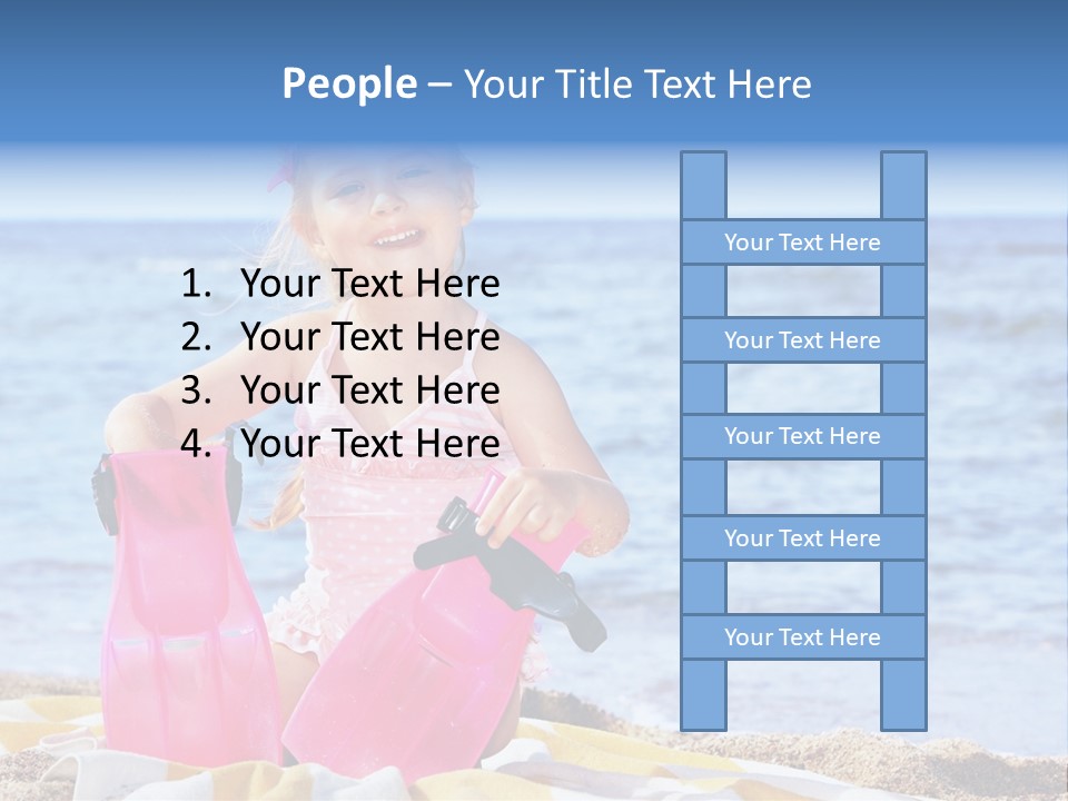 Snorkel Set Leisure Mask PowerPoint Template