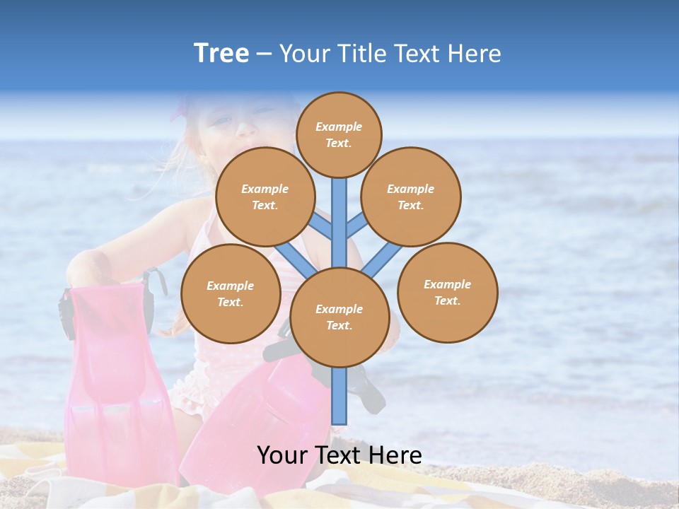 Snorkel Set Leisure Mask PowerPoint Template