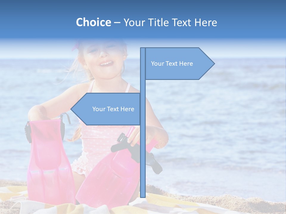 Snorkel Set Leisure Mask PowerPoint Template