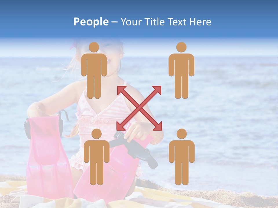 Snorkel Set Leisure Mask PowerPoint Template