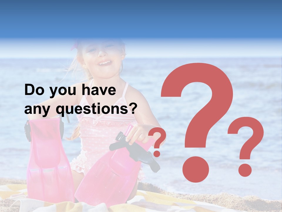 Snorkel Set Leisure Mask PowerPoint Template