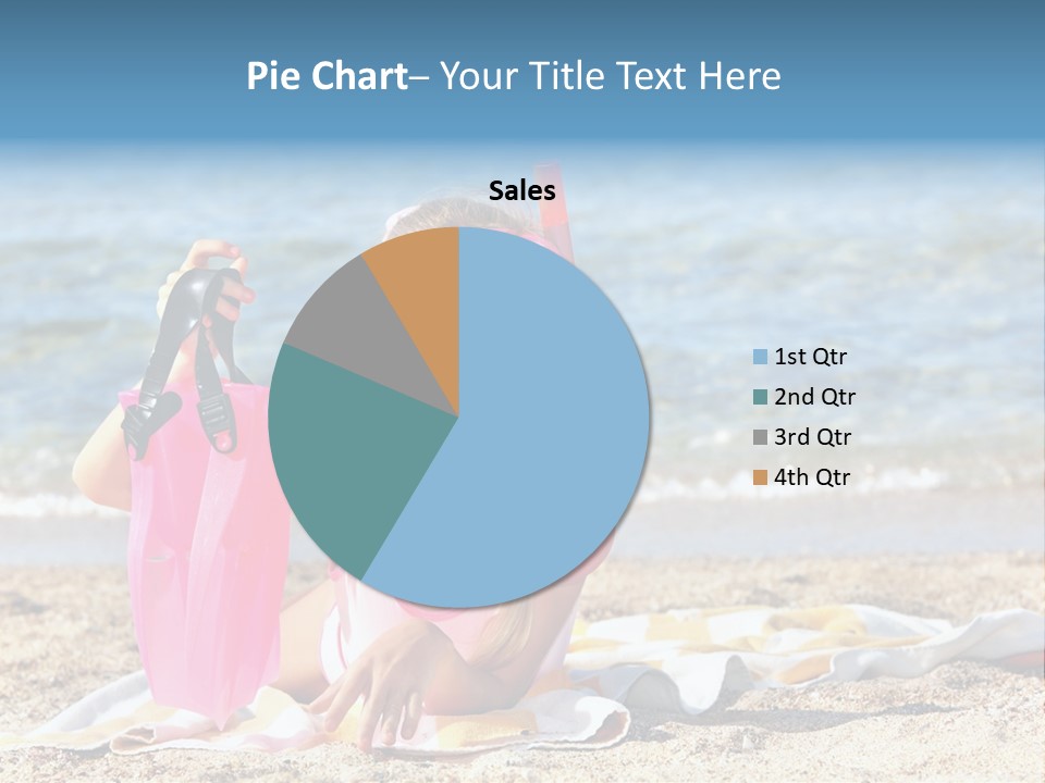 Kid Snorkeling Beauty PowerPoint Template