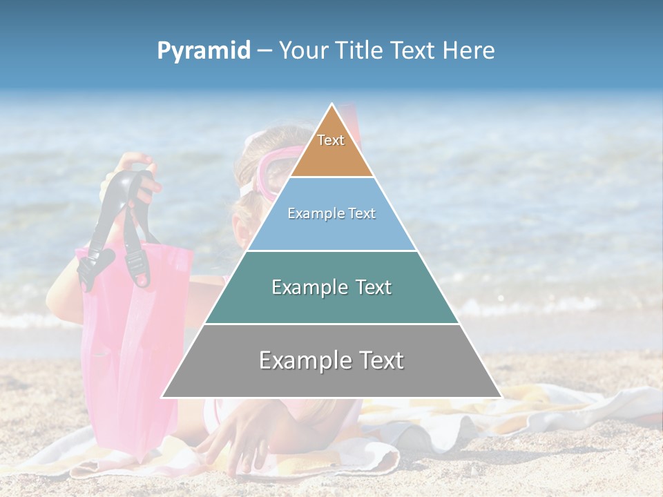 Kid Snorkeling Beauty PowerPoint Template